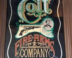 Vintage Colt Fire Arms Advertising mirror