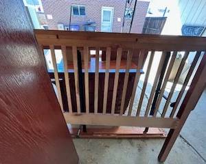 head board, foot board and frame of 5 piece bedroom set