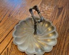 vintage small silver plated dish