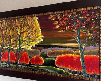 Certificate Art with receipts for $3,000 retail.