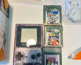 Gameboy Color and games 