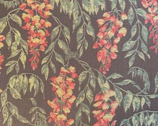 Close up of ottoman's fabric
