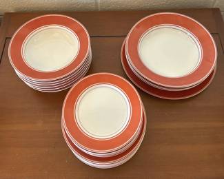 1970s Fitz & Floyd plates and bowls