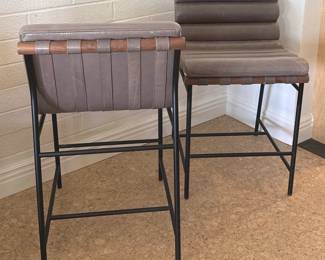 Pair of Vail counter height chairs by Denver Modern