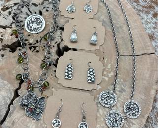 50% off fine silver (.999) and sterling silver jewelry made by an Indiana artist