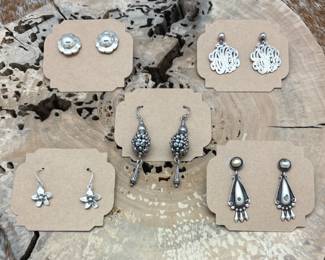 50% off (earrings at upper left have SOLD)