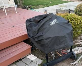 There is this Weber barbeque grill, one of the round styles.