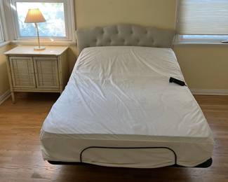 This just added to the sale: a full-size Ergo-Pedic electric bed.