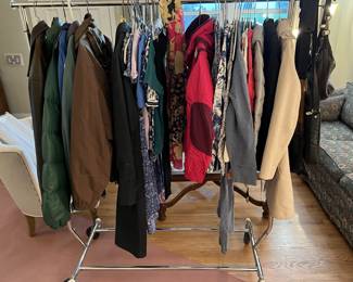 There are some clothes in the sale, but not a huge quantity.