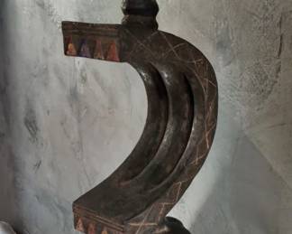 Nigerian Eket Ogbom Carved Headdress 