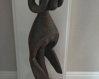 Mumuye Wood Carved Statue From Nigeria 