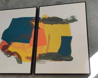 Crate And Barrel Abstract Prints