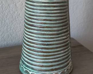 Heavy Bronze African Tikar Cuff Bracelet #1