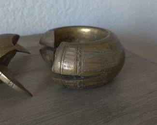 Vintage HEAVY Copper African currency bracelet