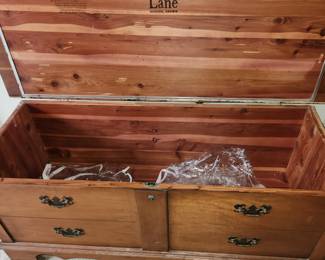 Lane cedar trunk-interior