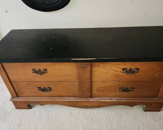 Lane cedar trunk
