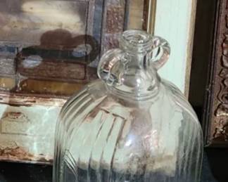 Primitive glass jug