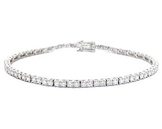 NEW! Classic 3.91 Carat Diamond Tennis Bracelet