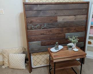 Twin Headboard, Occasional Table