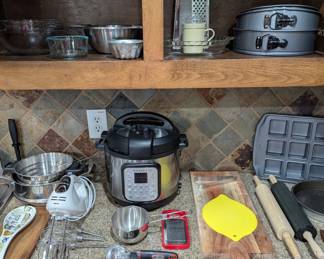 InstaPot, Bake Ware, Hand Mixer, Rolling Pins