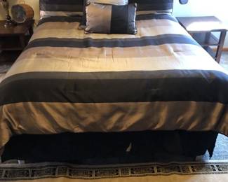 Full Size Platform Bed with IKEA Sultan Hansbro Mattress