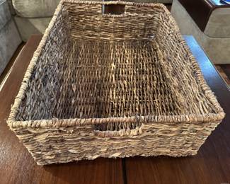 Large Woven Rectangle Basket