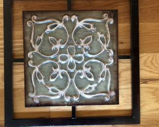 Stone Look Metal Wall Art