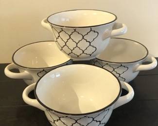 Set of 4 Crock Pot Bean Chili Bowls