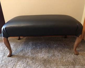 Vintage Queen Anne Style Bench Seat