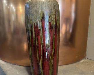 Beautiful Pottery Vase with Drip Design