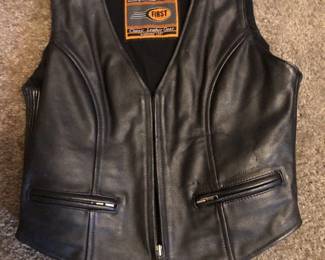Ladies Harley Davidson Leather Vest