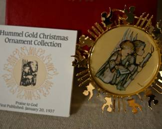 Hummel Danbury Mint Christmas ornaments