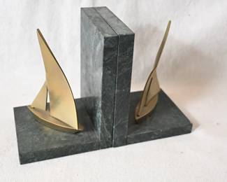 Marble bookends
