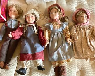 Little House on the Prairie dolls  ( Ashton Drake )
