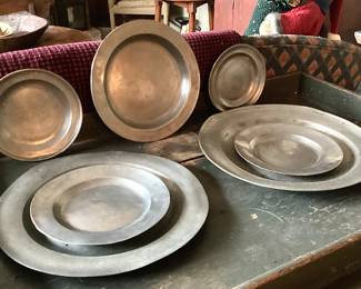 Antique pewter