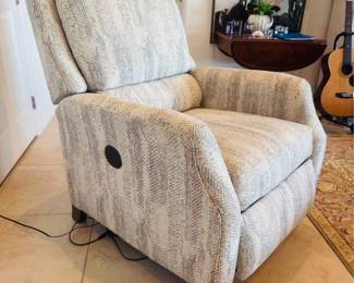High end upholstered electric recliner suggested retail $1600