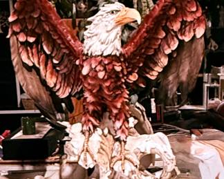 Lifesize Eagle Statue
