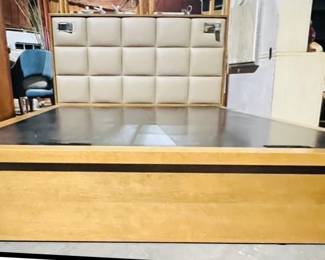 Mid-century modern queen bed