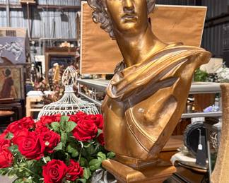 Vintage Greek statues