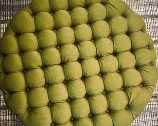 Light green, large ottoman, very durable and comfortable