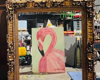 Golden classic Framed Mirror 5ft x 4ft