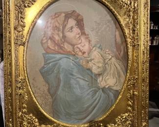 Antique framed pictures