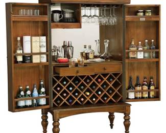 Key West Island style bar and cabinet suggested retail $1800