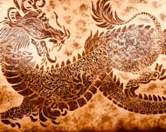 Large size dragon painting from Z-Gallery retail $495