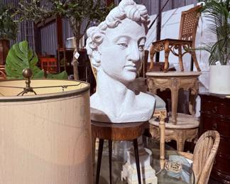Life size David’s bust and more…