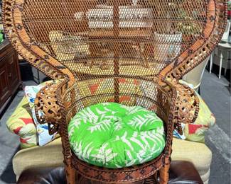Antique Peacock Chair