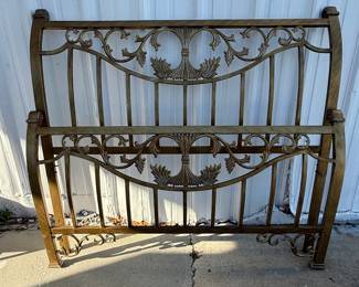 Antique Queen Metal Bed