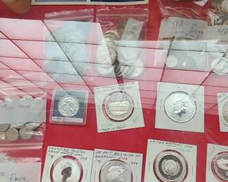 Gold and Silver coins 