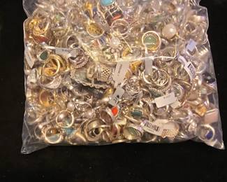 Just a small selection of the new rings. 