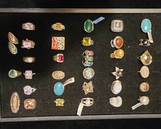 Part of the nearly TWO THOUSAND Sterling rings we have contracted to sell over the next few months. These are in addition to our already huge selection. 